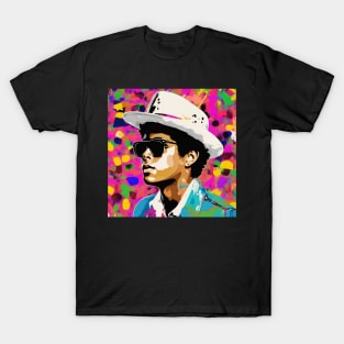 Bruno mars inspired paint art T-Shirt